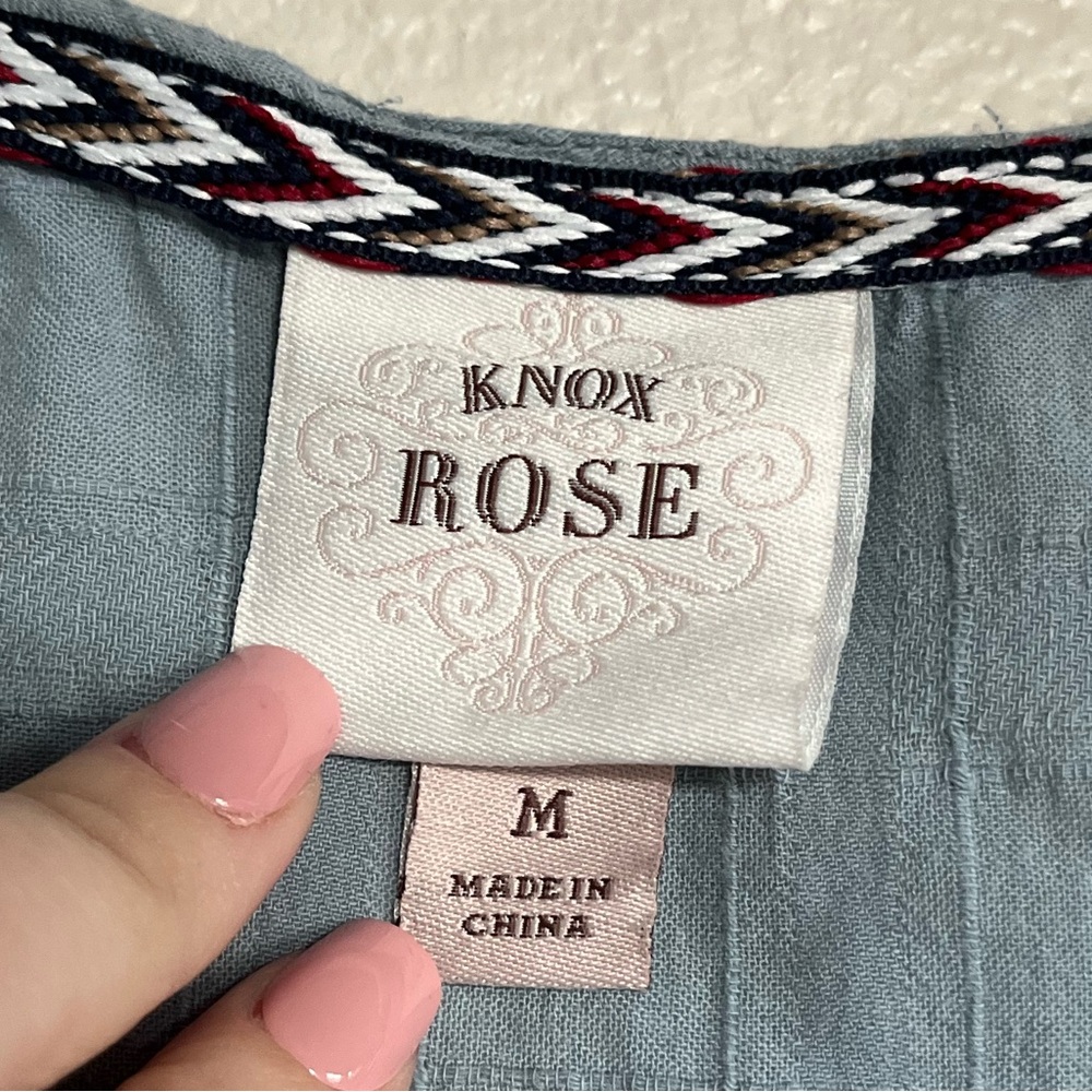 Knox Rose | Shirt/Tank Top | Dusty Blue | Size M